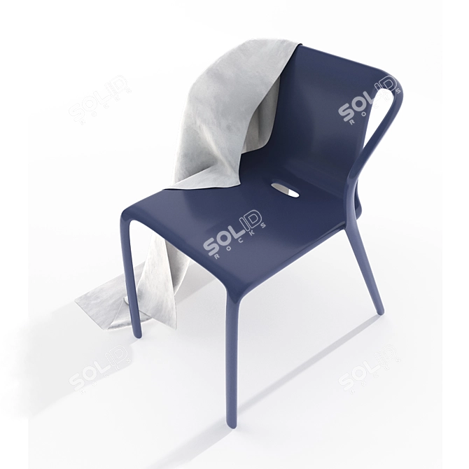 Plastic Air Chair 3D model image 2