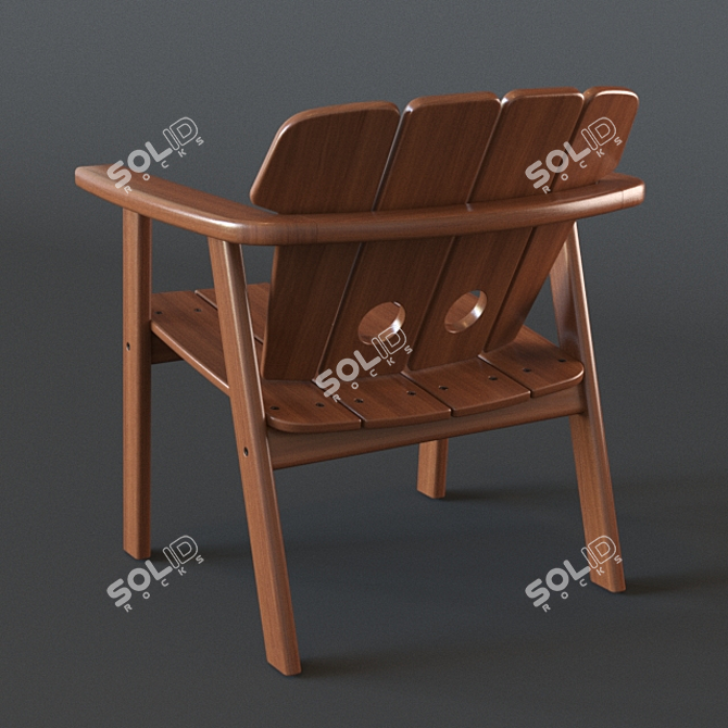 TAJÁ: Contemporary Brazilian Armchair 3D model image 2