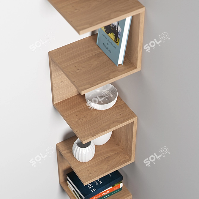 Corner Decor Shelf 3D model image 3