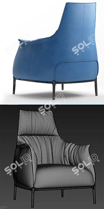 Archibald Poltrona: The Epitome of Luxury 3D model image 3