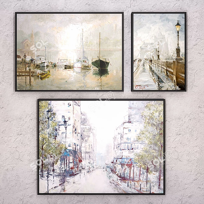 Talented Artist Oleg Trofimov's Paintings 3D model image 1