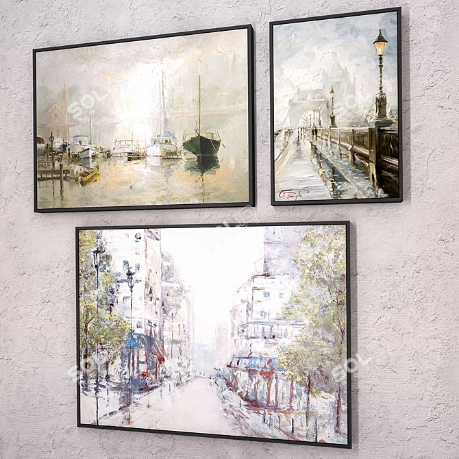 Talented Artist Oleg Trofimov's Paintings 3D model image 2