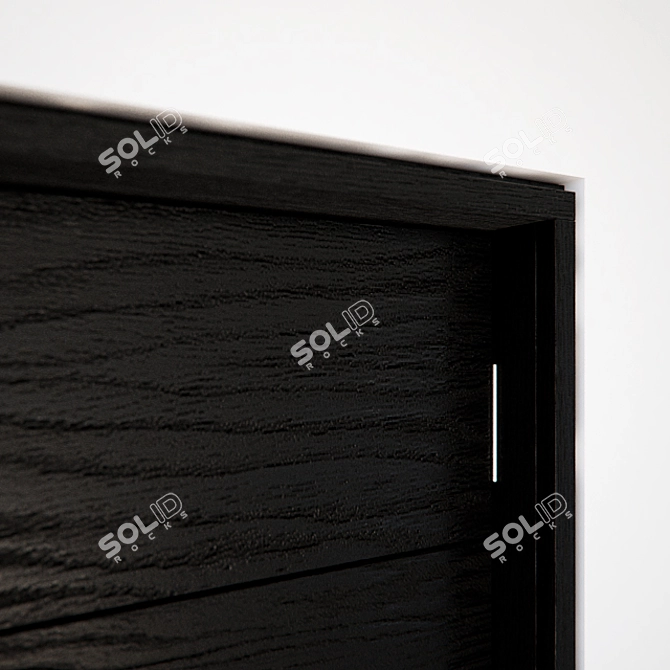 Modern Entry Door (97x210 cm) 3D model image 2