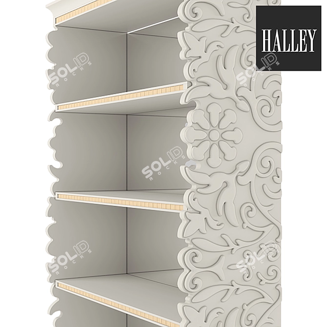 Rustic Elegance: HALLEY 753 Rack 3D model image 2