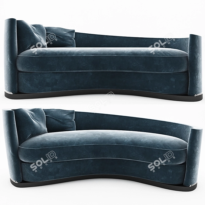 Luxury ASCENSION LATORRE FLOFA Sofa 3D model image 1