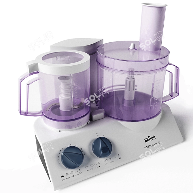 Braun Multiquick 5: Versatile Kitchen Combo 3D model image 2