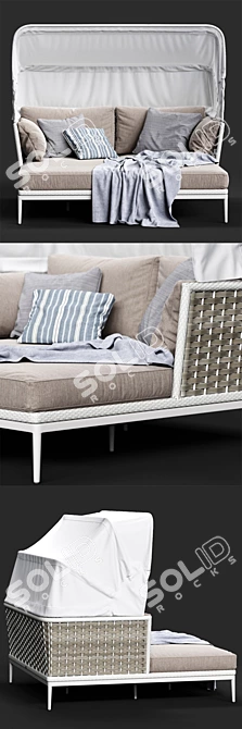 Cozy Varaschin ALGARVE Igloo Sofa 3D model image 2