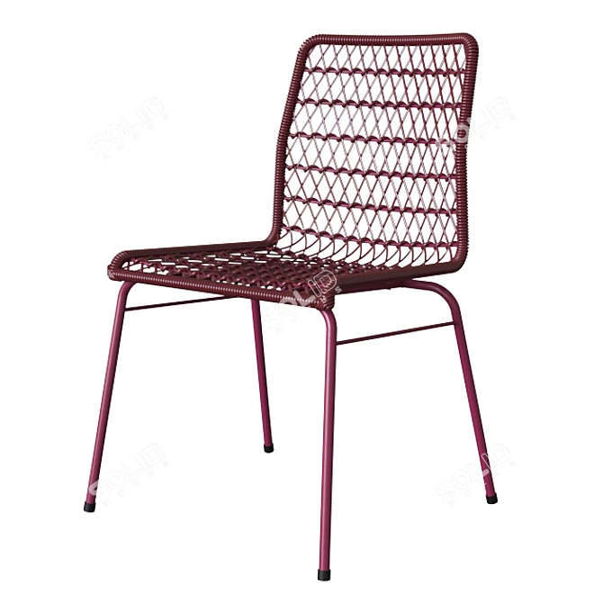 Elegant TRAMA Chair by Artesian 3D model image 1