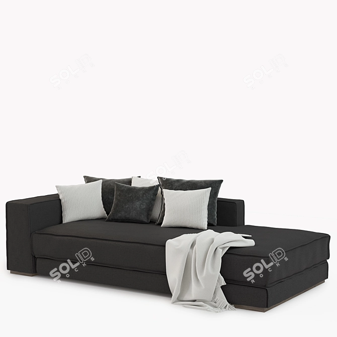 PACHA Daybed: Stylish and Comfortable 3D model image 3