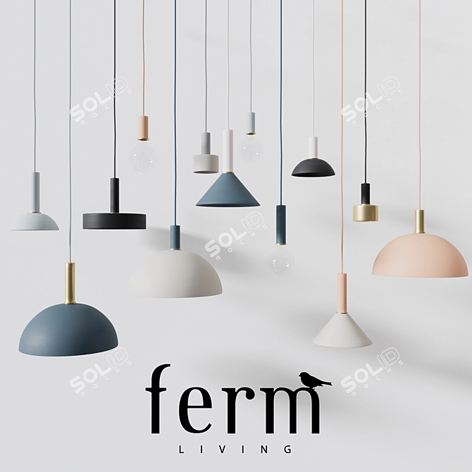 Ferm Living Collect Lighting: Illuminate in Style 3D model image 1