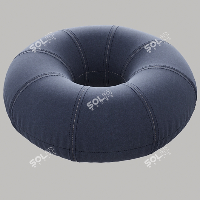 BOIAO POUF: Modern Brazilian Design 3D model image 1