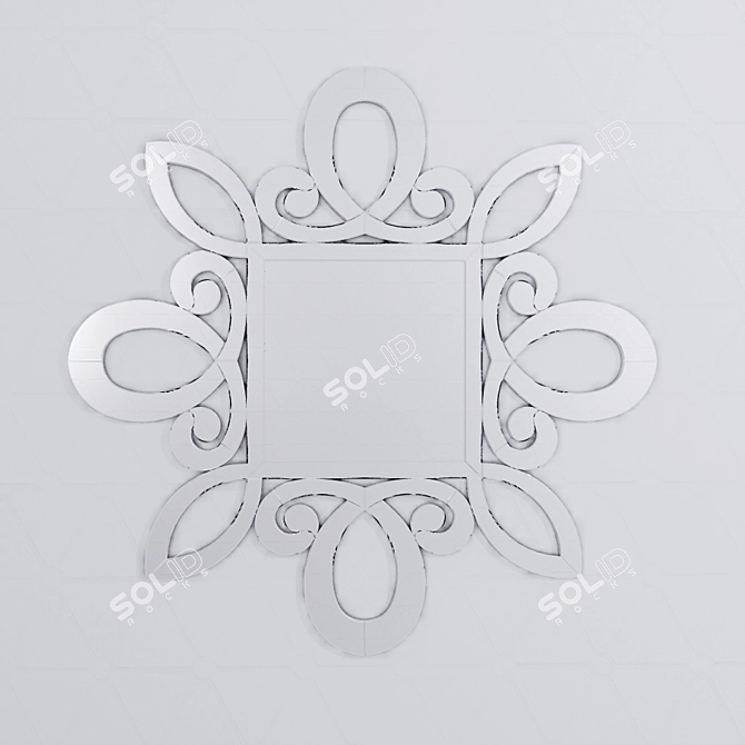 Sleek Freddo Mirror 3D model image 1