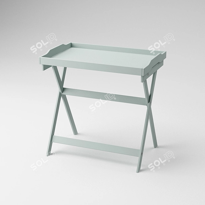 Elegant Servicing Table 3D model image 1