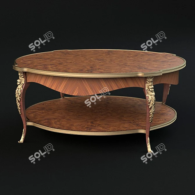 Caryatid Circular Cocktail Table 3D model image 1