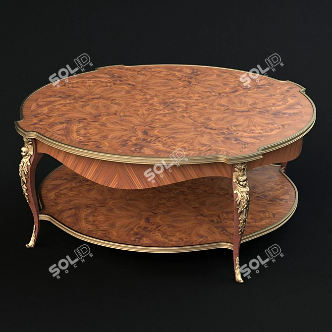 Caryatid Circular Cocktail Table 3D model image 3