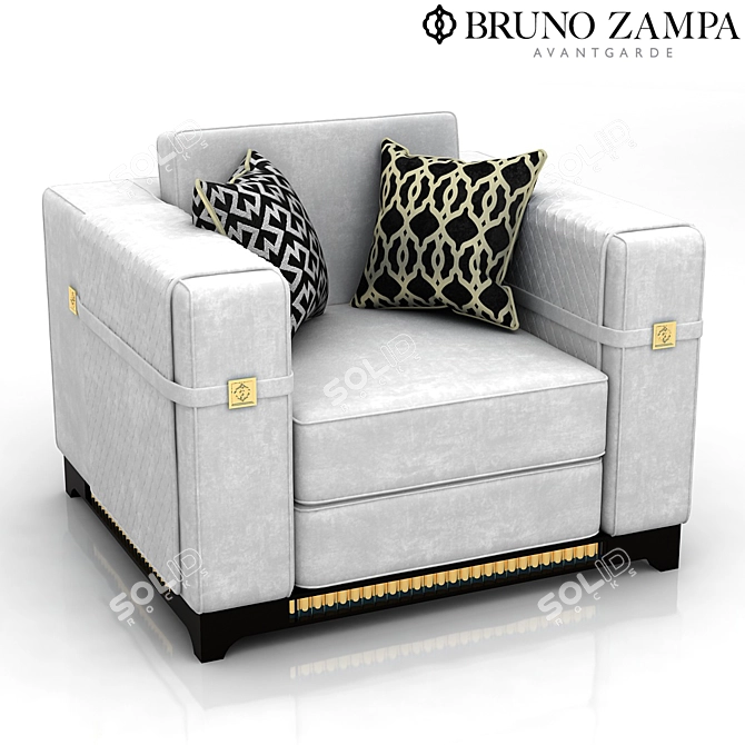 Avantgarde Armchair by Bruno Zampa 3D model image 1