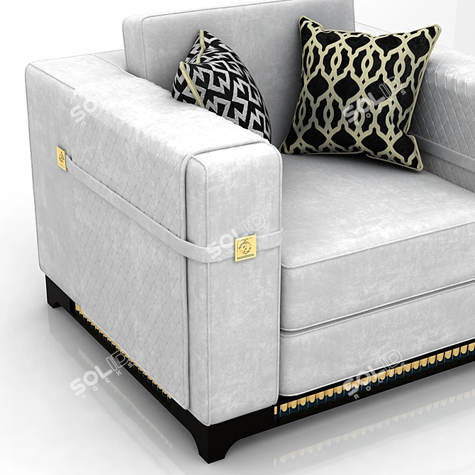 Avantgarde Armchair by Bruno Zampa 3D model image 3