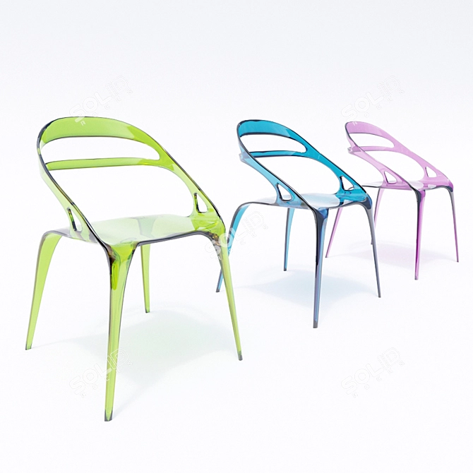 Go-Chair: Lovegrove Plastic Replica 3D model image 1