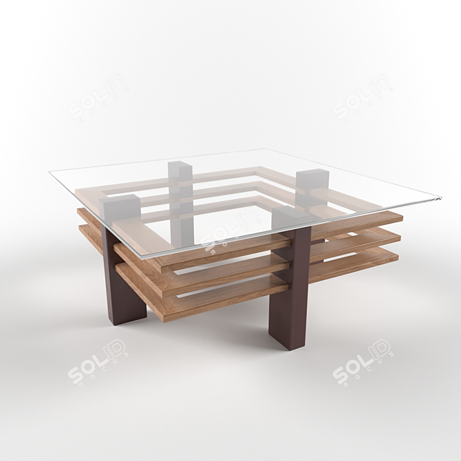 Maverick Modern Coffee Table 3D model image 1