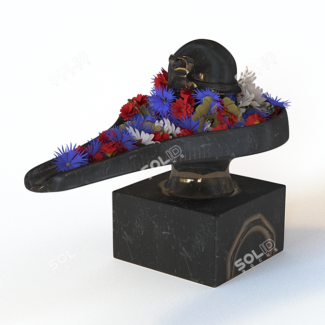 Sacred Shivalingam: A Vedic Cultural Treasure 3D model image 2