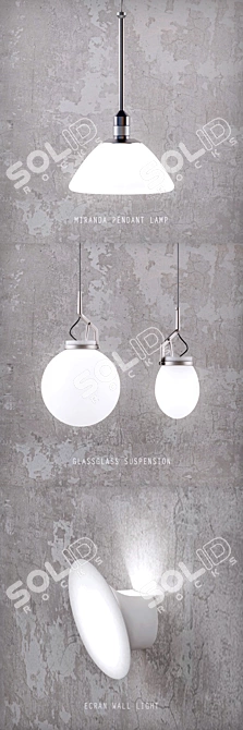 Modern Luceplan Lighting Collection 3D model image 2