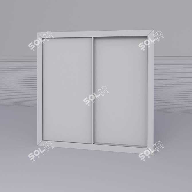 Sleek Sliding Door - ASS 77 PD 3D model image 3