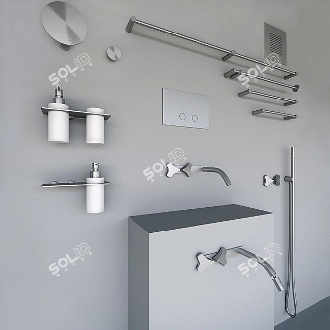 Sleek Stem Collection by CEA Design 3D model image 2