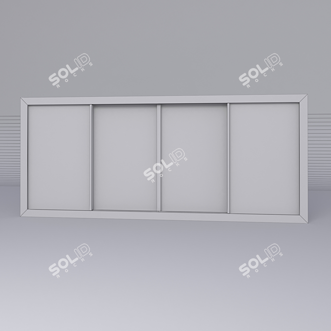 Schuco ASS 77 PD Sliding Door - Maximum Size of 13m x 3.5m 3D model image 3