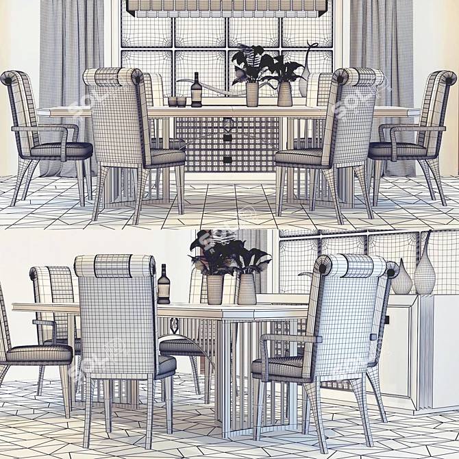 Orion: Elegant Luxury Set 3D model image 3