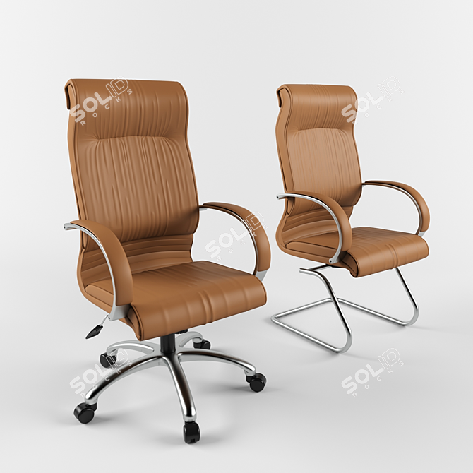 Modern Farrar 01 Office Chair 3D model image 1