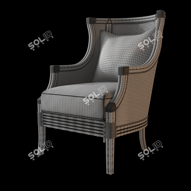 Bali Hai Rum Beach Chair - Ultimate Relaxation 3D model image 2