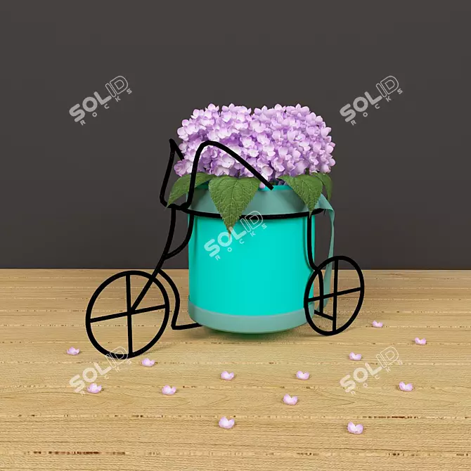 Flower 3D model image 2