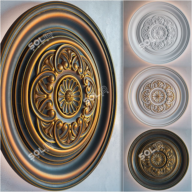 Versatile Socket: Perfect for Walls & Ceilings 3D model image 1