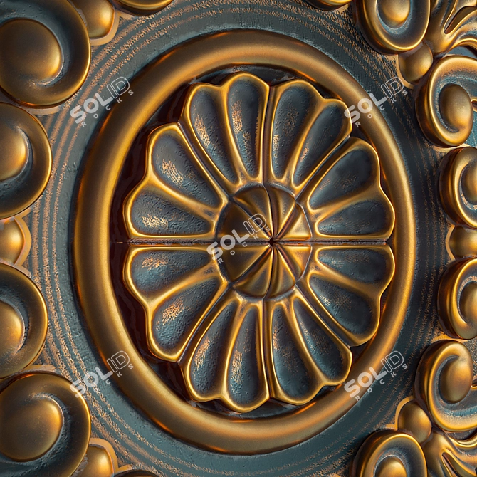 Versatile Socket: Perfect for Walls & Ceilings 3D model image 2