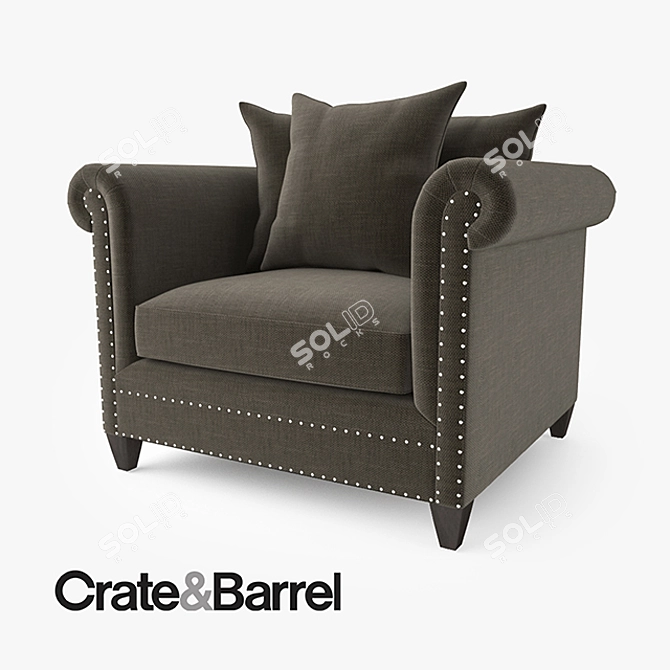 Durham Chair: Stylish and Versatile 3D model image 1