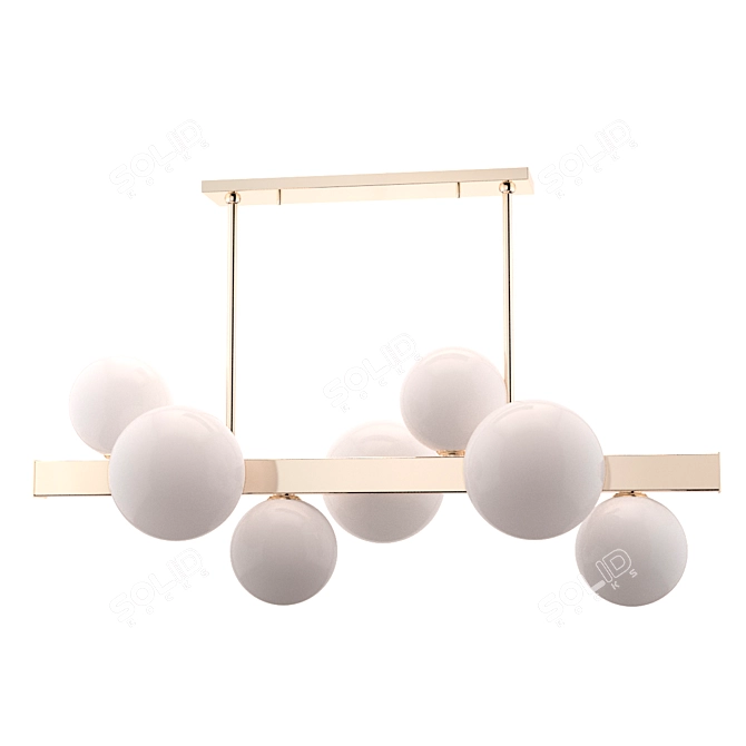 Sleek and Stylish Hinsdale Linear Suspension 3D model image 3
