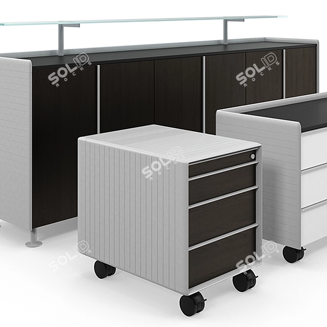 Efficient Office Storage Solutions 3D model image 2