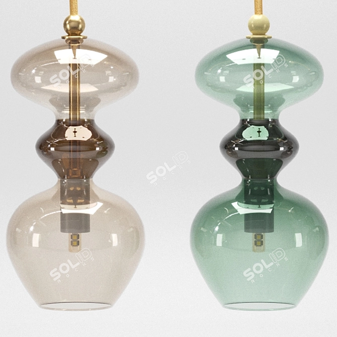 Futura Pendant Lamps: Elegant Lighting Solution 3D model image 3