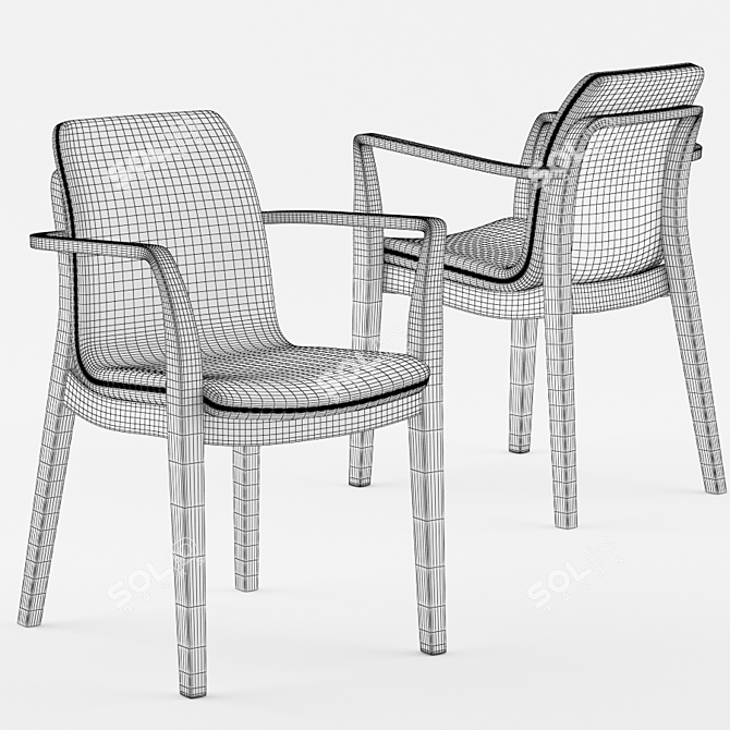 Contemporary Light Fixture - Montbel 3D model image 2