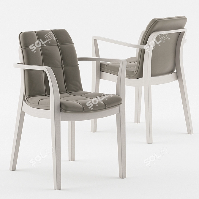 Elegant Montbel Light Fixture 3D model image 1