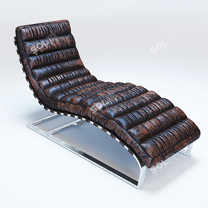 Oviedo Lounge: Sleek and Stylish 150cm Sofa 3D model image 1