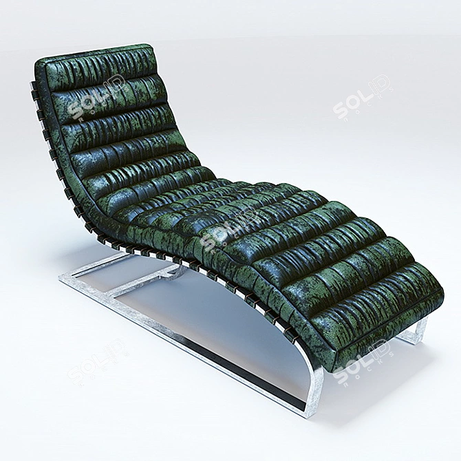 Oviedo Lounge: Sleek and Stylish 150cm Sofa 3D model image 2