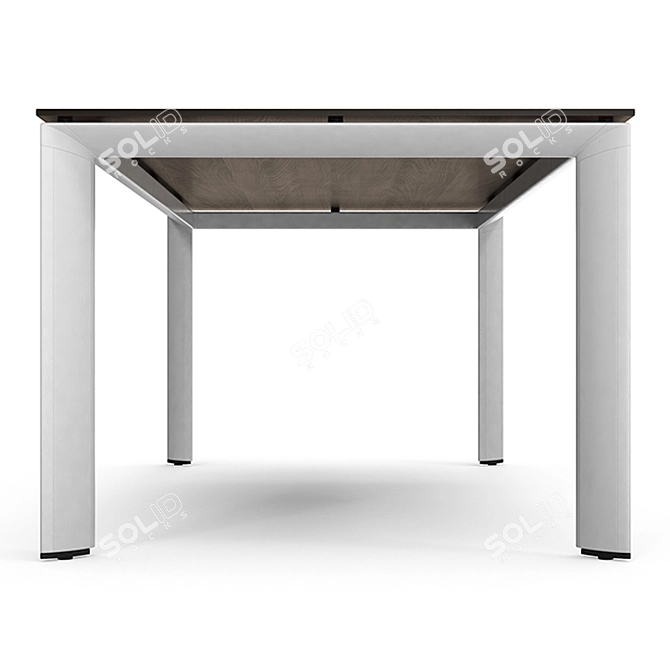 Bene AL Executive Desk: Sleek and Spacious 3D model image 2