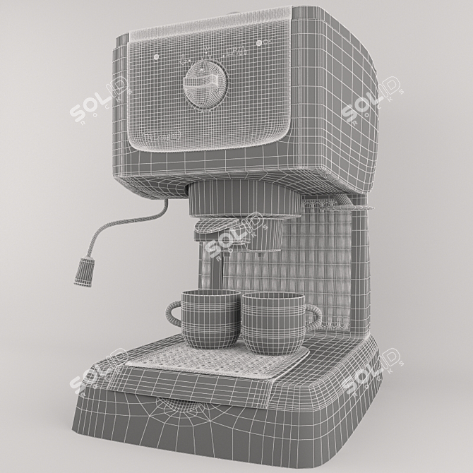 Delonghi EC 156 B Coffee Maker 3D model image 3