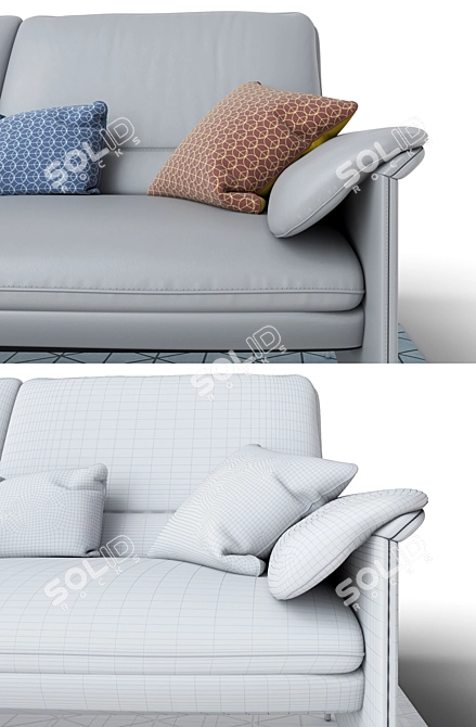 Luxurious Leolux Castanea Sofa 3D model image 3