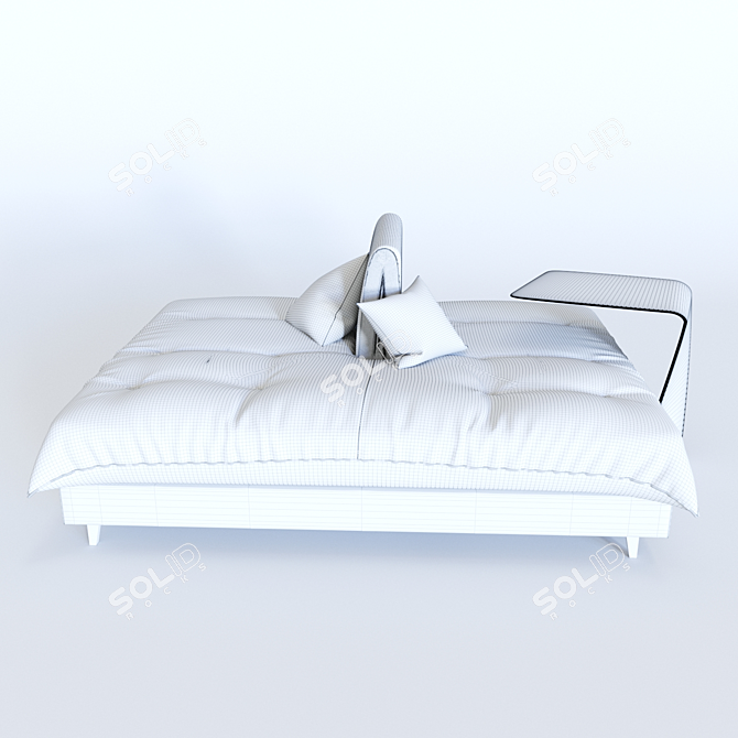 Italian Elegance: Bonaldo Avarit Sofa 3D model image 3