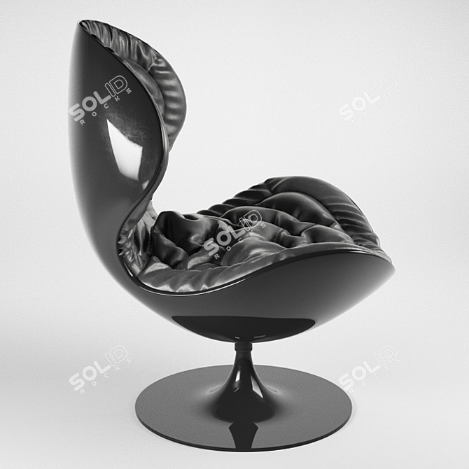 Cozy Comfort Armchair 3D model image 3