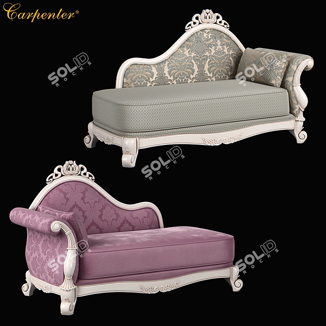 Classic Guifei Chair - 1860x925x1110 3D model image 1