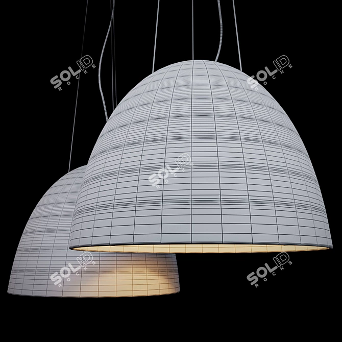 Elegant Pendant Lamps 3D model image 2