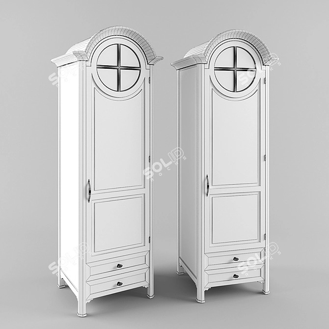 Italian Marchi Cucine Opera Cabinet 3D model image 2